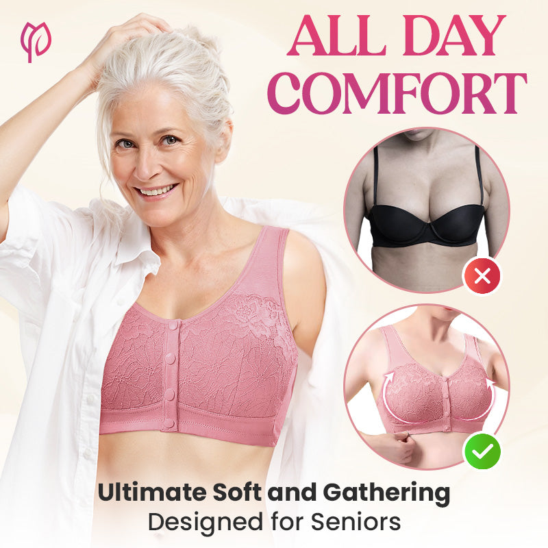 🔥 Hot Sale 🔥Comfortable wireless shaping bra with front buttons