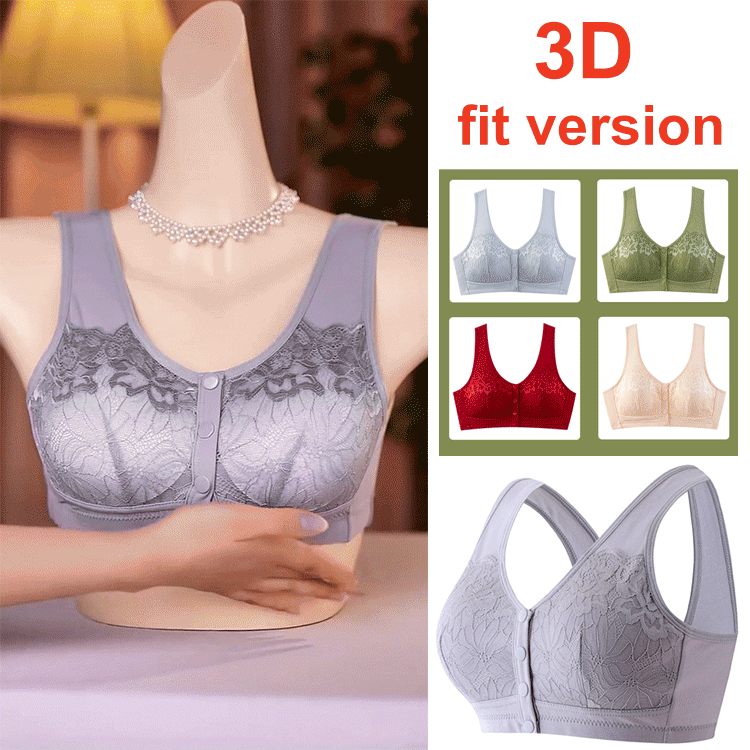 🔥 Hot Sale 🔥Comfortable wireless shaping bra with front buttons