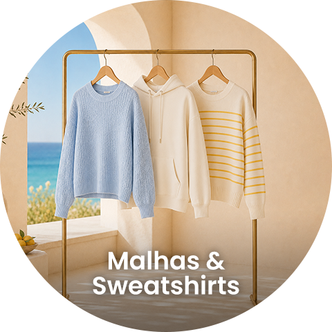 Mulher:Malhas & Sweatshirts