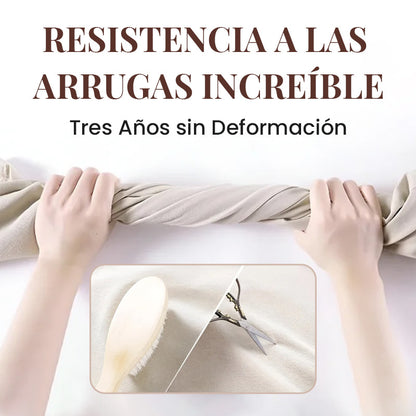 Pantalones de cintura elástica de algodón para mujeres