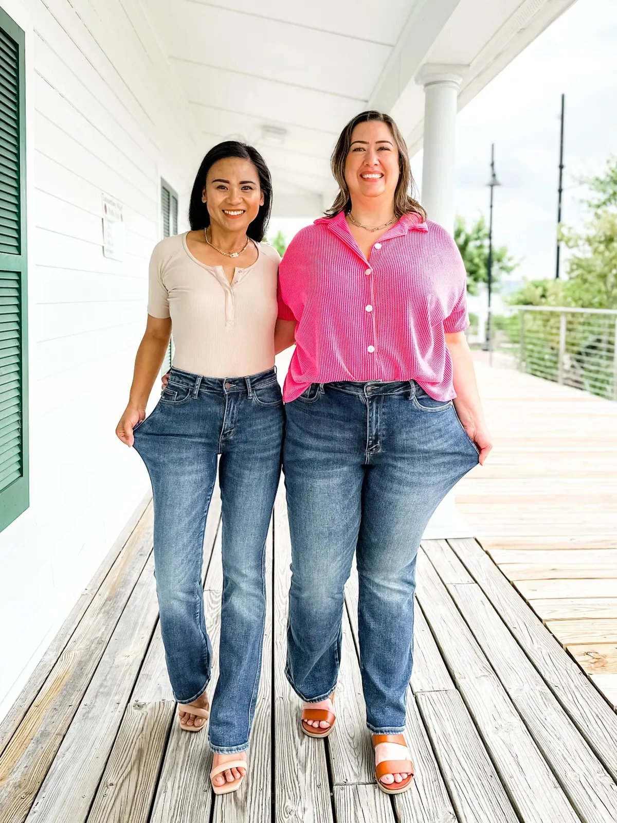 👖Los jeans con corte acampanado que controlan el abdomen, el Santo Grial🔥 éxito activo