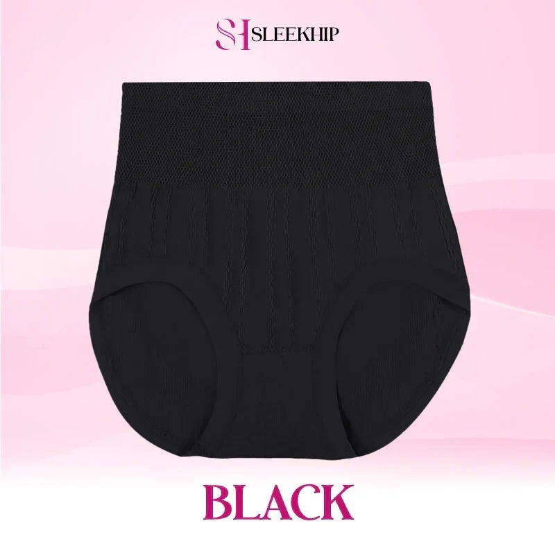 💞Cueca de cintura alta à prova de fugas, com controlo do abdómen e efeito empina-bumbum