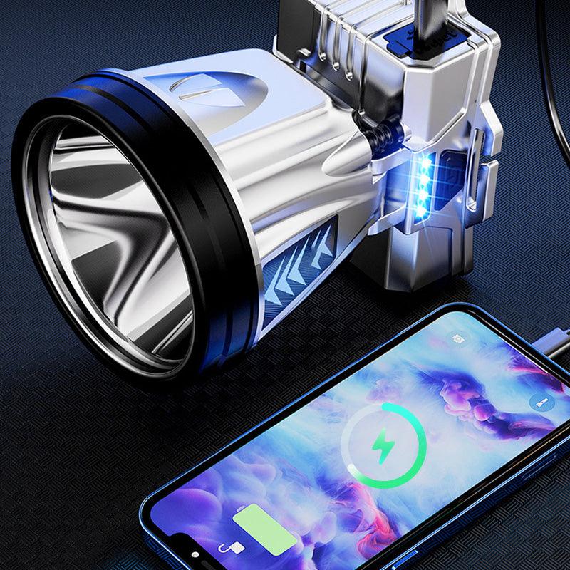 🔦Super jasna, ładowalna latarka czołowa o dużej mocy