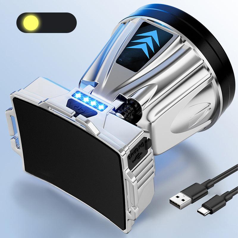 🔦Super jasna, ładowalna latarka czołowa o dużej mocy