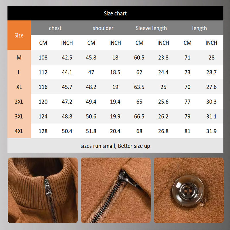 Kurtki zimowe dla mężczyzn Klasyczne trenczowe płaszcze Długie trenczowe płaszcze dla mężczyzn Płaszcze slim fit Odzież wierzchnia z mieszanej wełny Kurtki wiatrówki