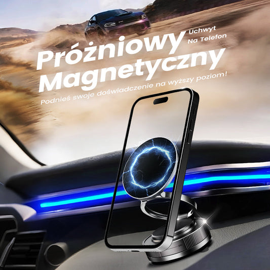 📱Regulowany uchwyt magnetyczny do telefonu z przyssawką 360°🚗