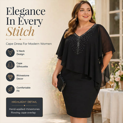 ⌛Limited-Time Offer-Women Elegant V Neck Evening Dress