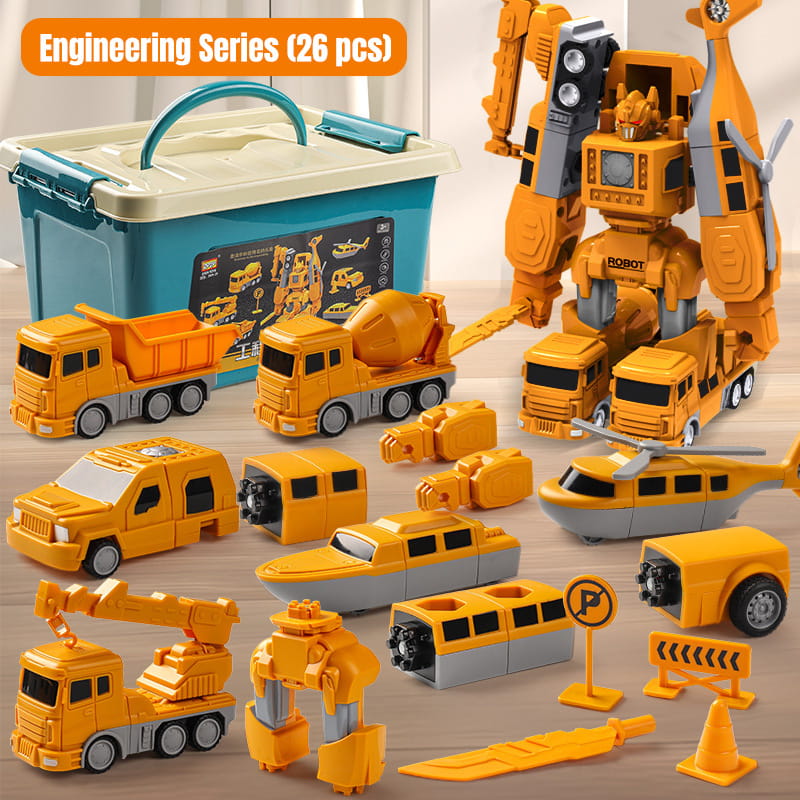 🔥49% de desconto🔥Brinquedos magnéticos para montagem de carros da Magnetic Transform Engineering