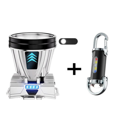 🔦Super jasna, ładowalna latarka czołowa o dużej mocy