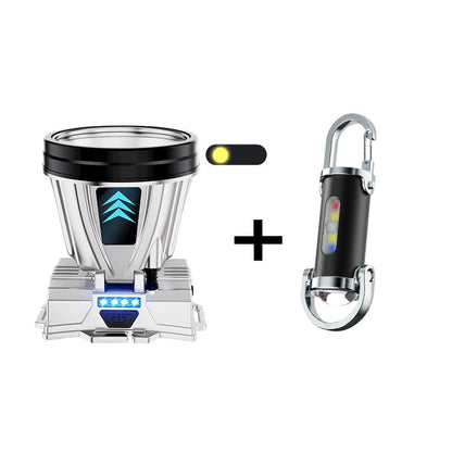 🔦Super jasna, ładowalna latarka czołowa o dużej mocy