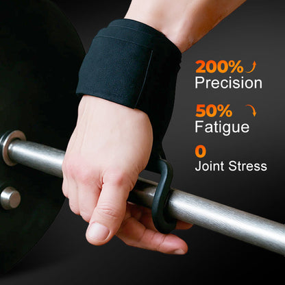 🔥 Wytrzymałe paski z haczykami do podnoszenia ciężarów