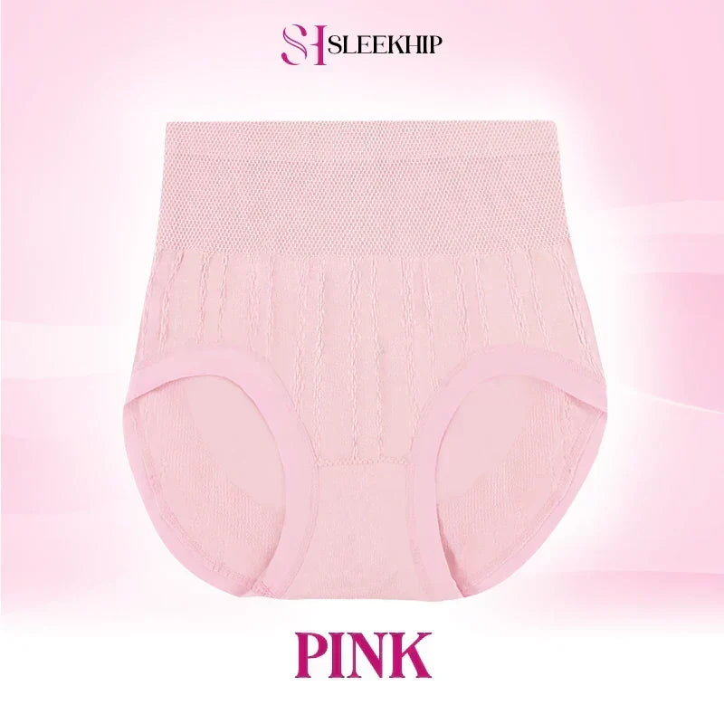 💞Cueca de cintura alta à prova de fugas, com controlo do abdómen e efeito empina-bumbum