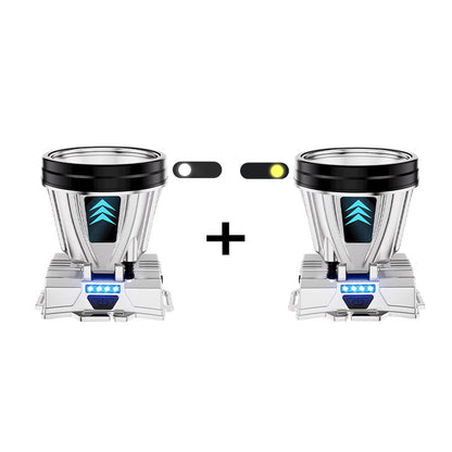 🔦Super jasna, ładowalna latarka czołowa o dużej mocy