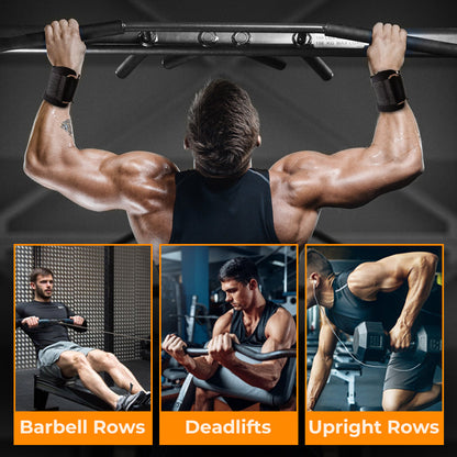 🔥 Wytrzymałe paski z haczykami do podnoszenia ciężarów