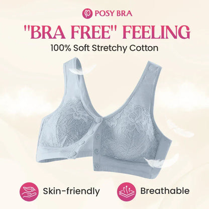 🔥 Hot Sale 🔥Comfortable wireless shaping bra with front buttons