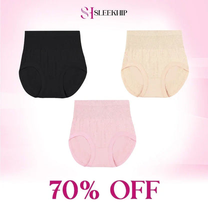 💞Cueca de cintura alta à prova de fugas, com controlo do abdómen e efeito empina-bumbum