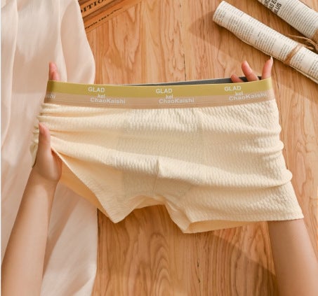 🎉Cuecas Boxer de Algodão para Homem com Bolhas, Antibacterianas, Respiráveis e Absorventes de Suor