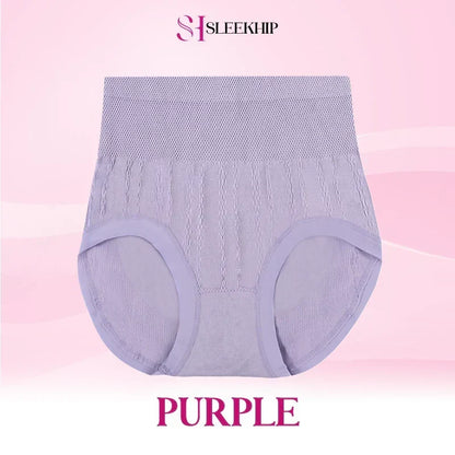 💞Cueca de cintura alta à prova de fugas, com controlo do abdómen e efeito empina-bumbum
