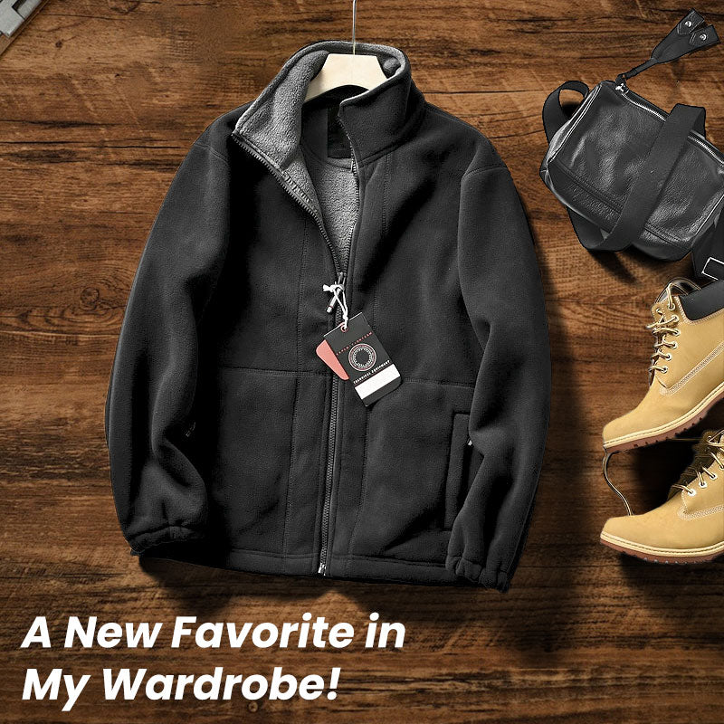 🔥 Gorąca wyprzedaż 50% RABATU 🔥Męska bluza polarowa z podwójnym miękkim ociepleniem