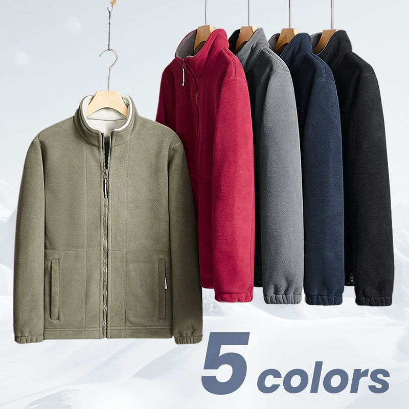 🔥 Gorąca wyprzedaż 50% RABATU 🔥Męska bluza polarowa z podwójnym miękkim ociepleniem