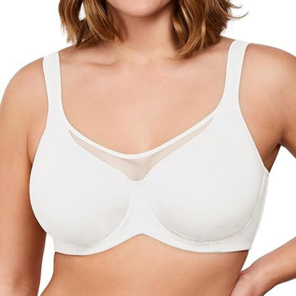 ✨💞Sutiã elegante, transparente e de cobertura total para mulheres de tamanho grande