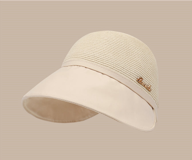 【Envío gratuito por la compra de 3 piezas】Sombrero protector solar de ala ancha para mujer para salir a la playa en verano (50% DE DESCUENTO)