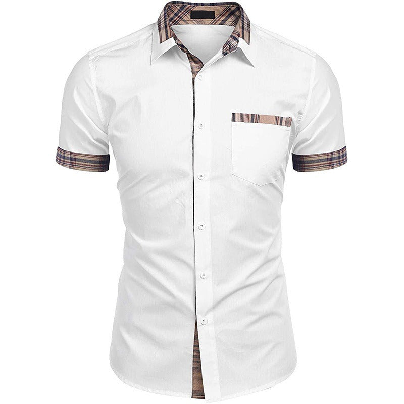 Camisa transpirable informal de verano para hombre.