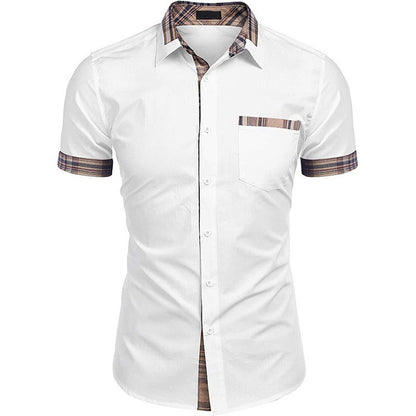 Camisa transpirable informal de verano para hombre.