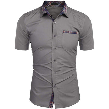 Camisa transpirable informal de verano para hombre.