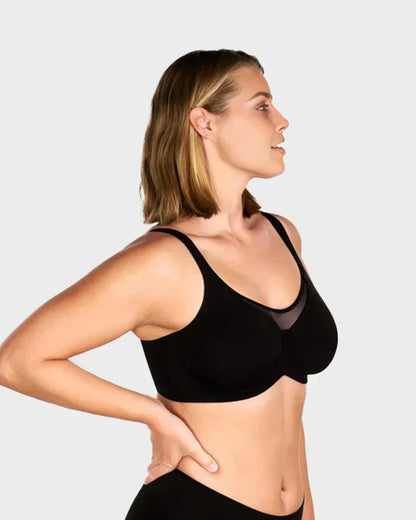 ✨💞Sutiã elegante, transparente e de cobertura total para mulheres de tamanho grande