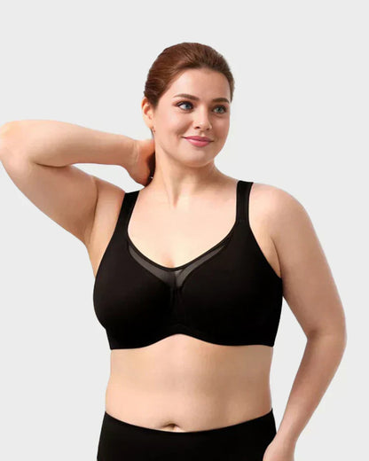 ✨💞Sutiã elegante, transparente e de cobertura total para mulheres de tamanho grande