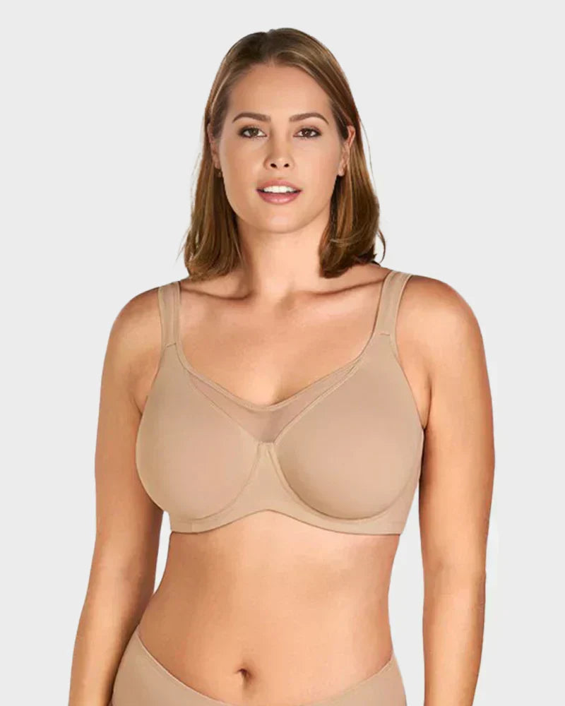✨💞Sutiã elegante, transparente e de cobertura total para mulheres de tamanho grande
