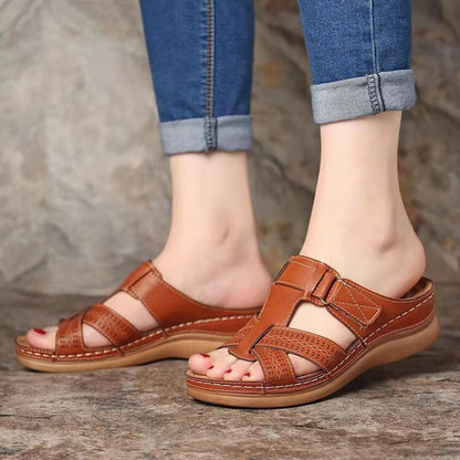 ✨Sandálias de couro premium para mulher