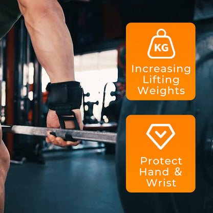 🔥 Wytrzymałe paski z haczykami do podnoszenia ciężarów