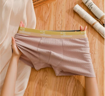 🎉Cuecas Boxer de Algodão para Homem com Bolhas, Antibacterianas, Respiráveis e Absorventes de Suor