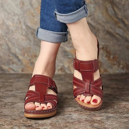 ✨Sandálias de couro premium para mulher