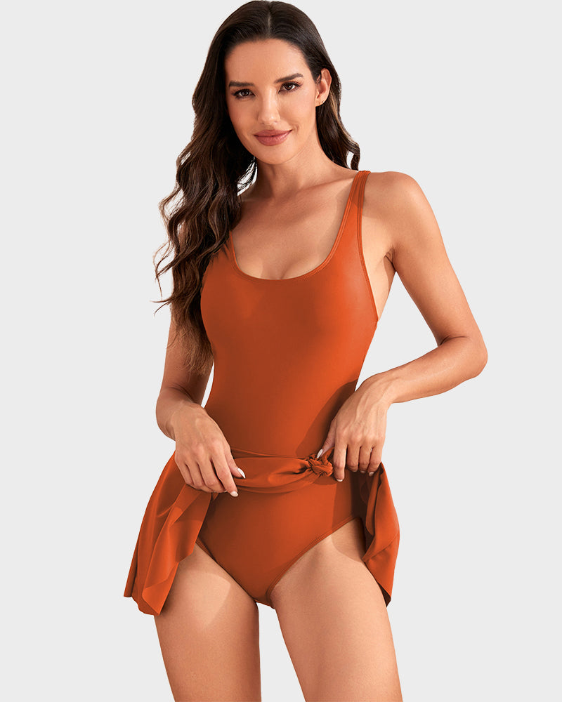 👙Liquidação de Verão 50% OFF💃Maiô Feminino Modelador com Nó Tie Knot