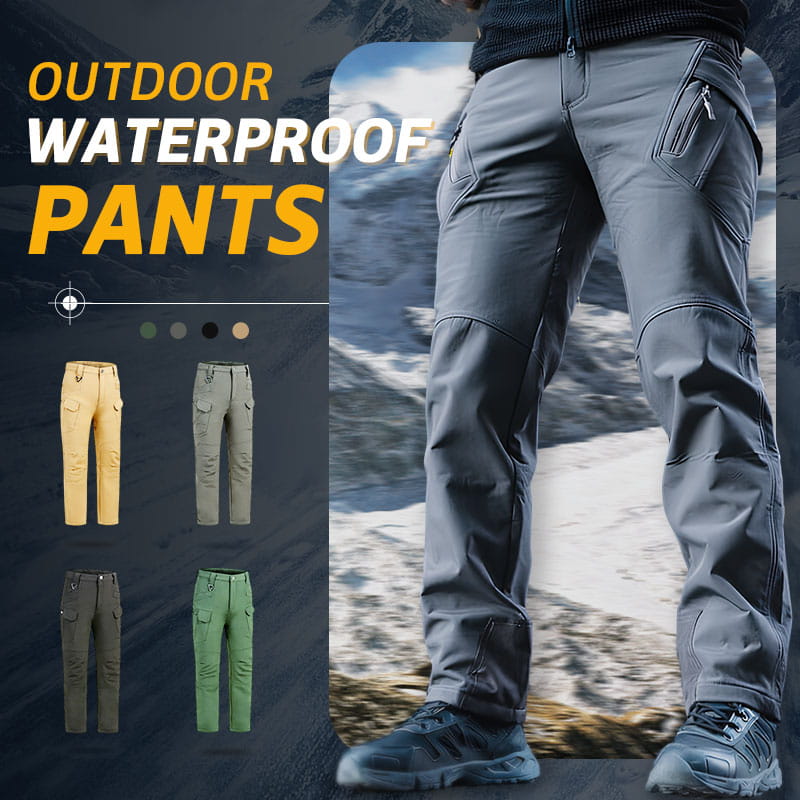 Pantalones cálidos acolchados impermeables para senderismo al aire libre de los hombres para el invierno