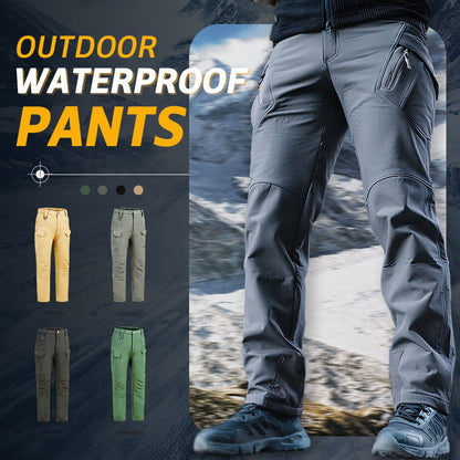 Pantalones cálidos acolchados impermeables para senderismo al aire libre de los hombres para el invierno