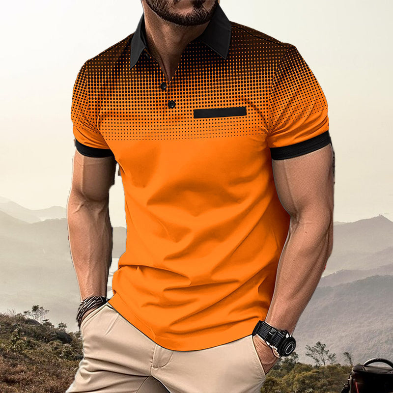 💥Promoción para celebrar el aniversario💥Camisa De Verano Con Solapa Para Hombre