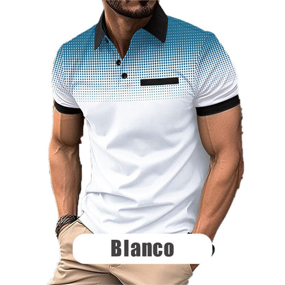 💥Promoción para celebrar el aniversario💥Camisa De Verano Con Solapa Para Hombre