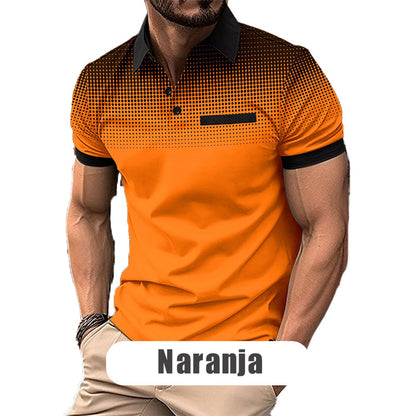 💥Promoción para celebrar el aniversario💥Camisa De Verano Con Solapa Para Hombre