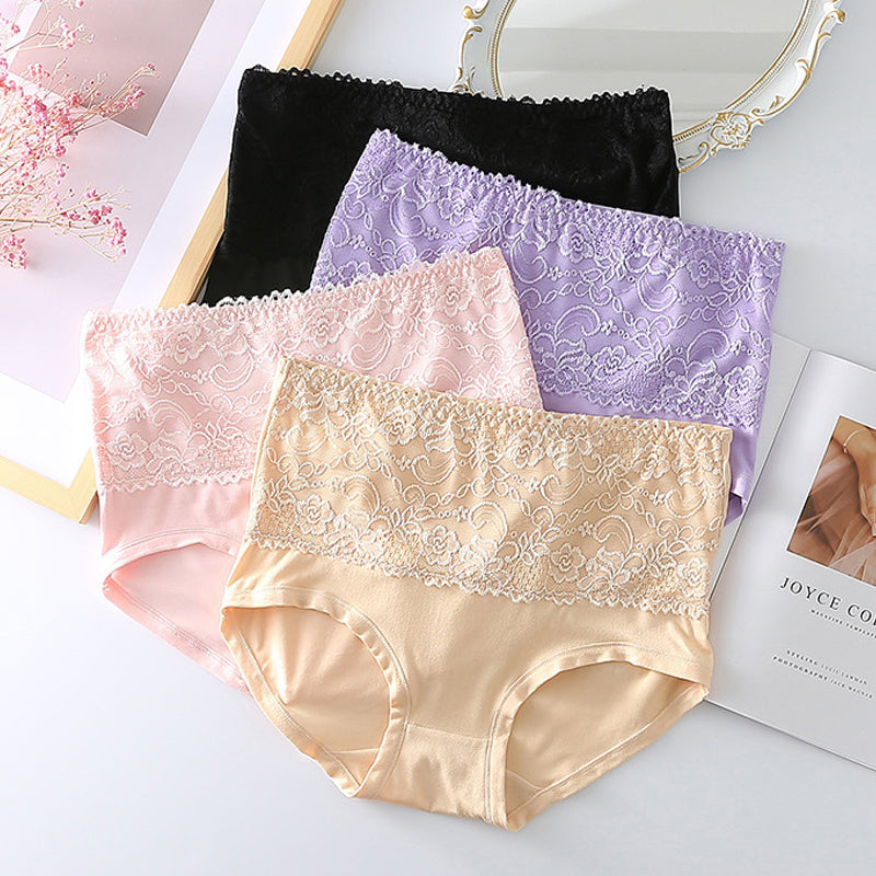 Women's High-Waisted Plus Size Panties