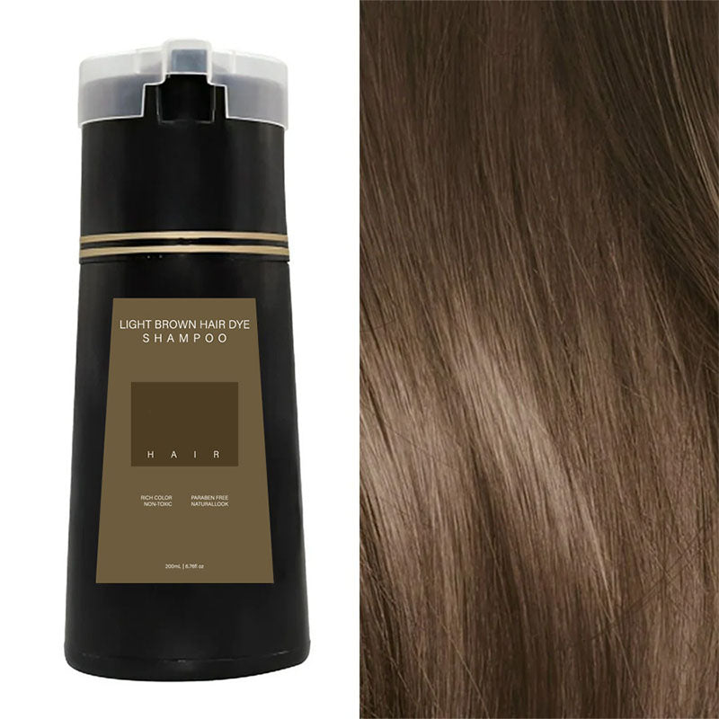 Champú Instantáneo Para Teñir el Cabello