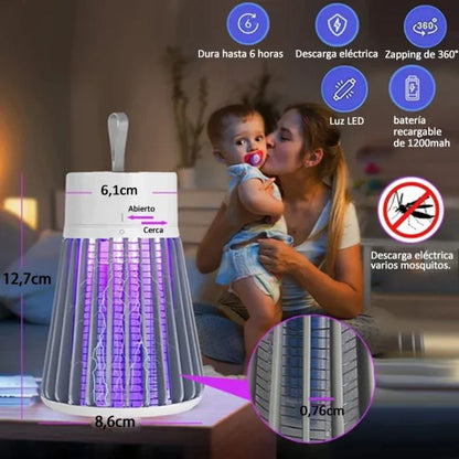 🎯🦟 Zap-X — Matador de insetos portátil — Matador de insetos elétrico para interior e exterior: Apanhador de moscas e mosquitos altamente eficaz 🔥⚡