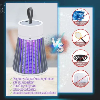 🎯🦟 Zap-X — Matador de insetos portátil — Matador de insetos elétrico para interior e exterior: Apanhador de moscas e mosquitos altamente eficaz 🔥⚡