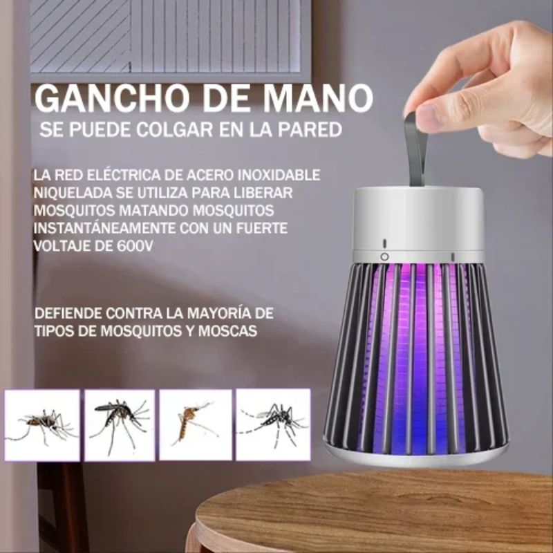 🎯🦟 Zap-X — Matador de insetos portátil — Matador de insetos elétrico para interior e exterior: Apanhador de moscas e mosquitos altamente eficaz 🔥⚡