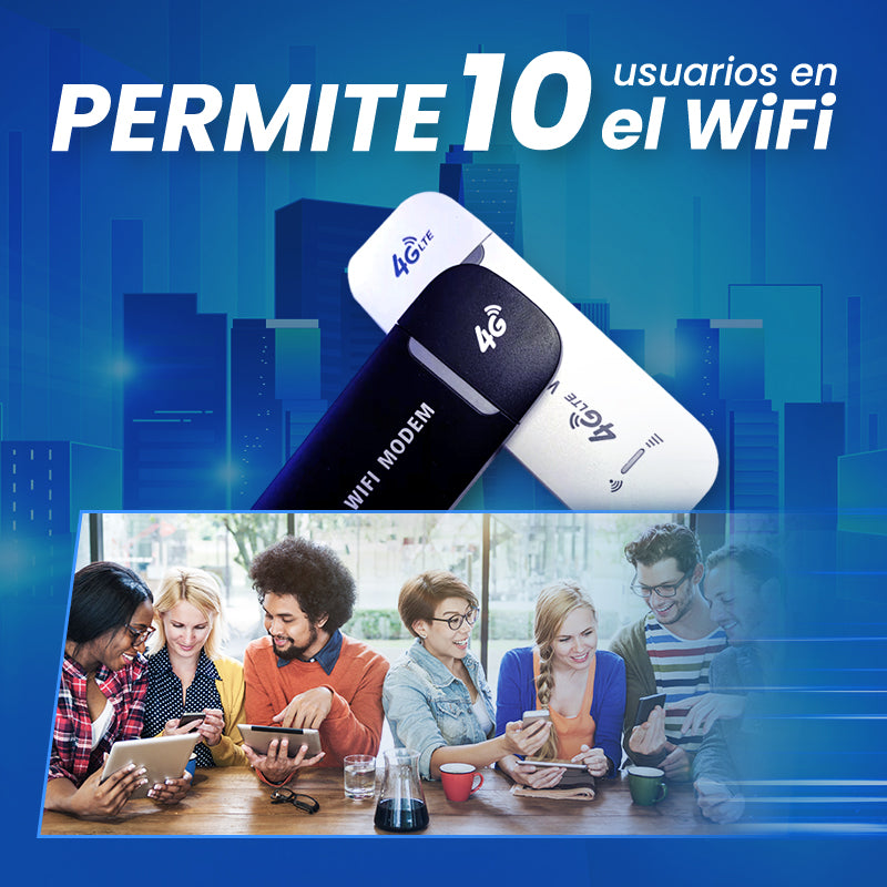 🔥Por tiempo limitado 50% de descuento🔥150Mbps USB Portátil 4G LTE Punto de Acceso Móvil de WIFI