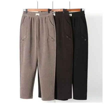 Pantalones casual calefactables para mujer