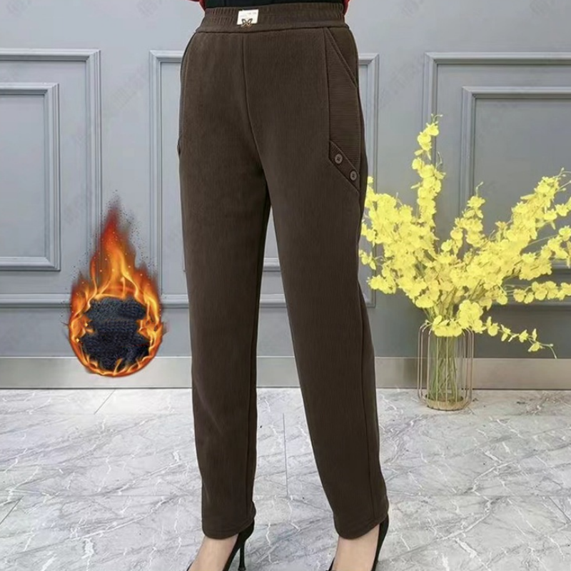 Pantalones casual calefactables para mujer